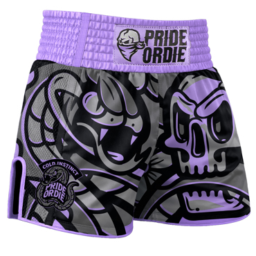 Pride Or Die cold instinct Thai shorts - grey